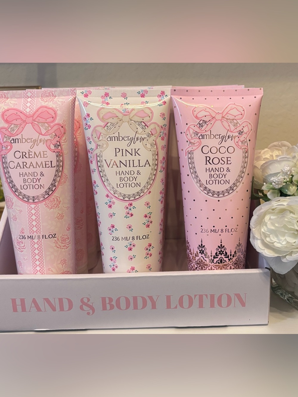 !!Viral Items!! Amber Glow Hand and Body Lotions - Set of 12